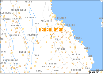 map of Mampalasan