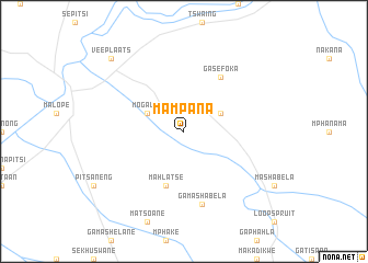 map of Mampana