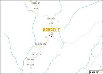 map of Mampélé