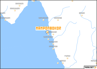 map of Mamponbokor