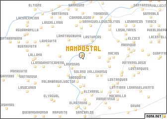 map of Mampostal