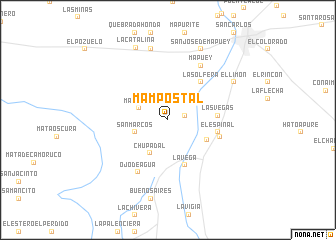 map of Mampostal