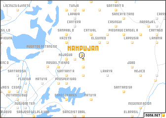 map of Mampuján
