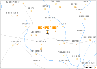 map of Māmrashān