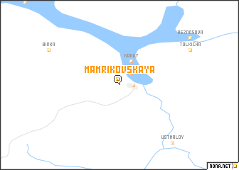 map of Mamrikovskaya