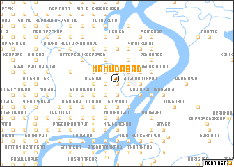 map of Māmudābād