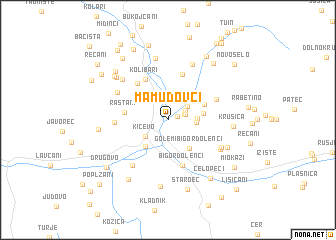 map of Mamudovci