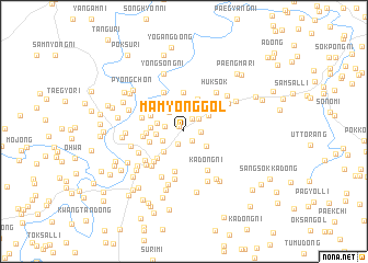 map of Mamyŏng-gol