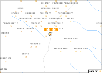 map of Manaas
