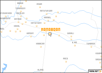 map of Manaboan
