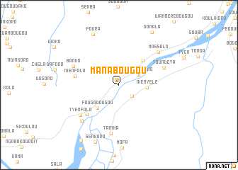 map of Manabougou