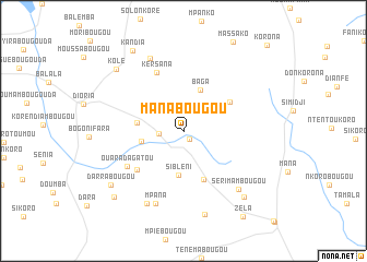 map of Manabougou