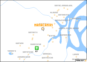 map of Manacamiri