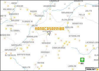 map of Manacas Arriba