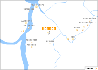 map of Manaca