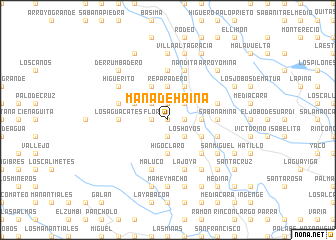 map of Mana de Haina