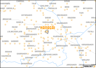 map of Manāgai