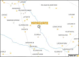 map of Managuaro