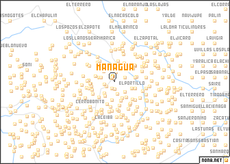 map of Managua