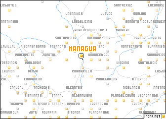 map of Managua