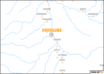 map of Managube