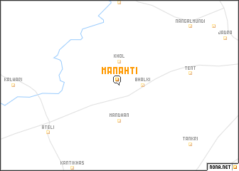 map of Manahti