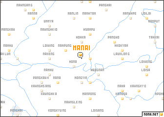 map of Mān-ai