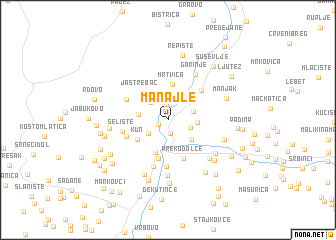 map of Manajle