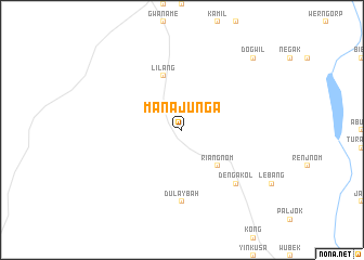 map of Manajunga