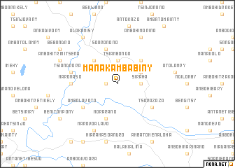 map of Manakambabiny