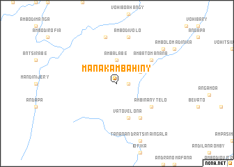 map of Manakambahiny