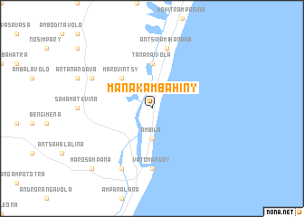 map of Manakambahiny