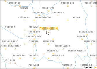 map of Manakana