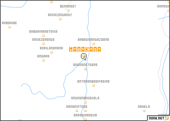 map of Manakana