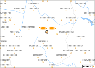 map of Manakana