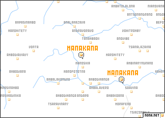 map of Manakana