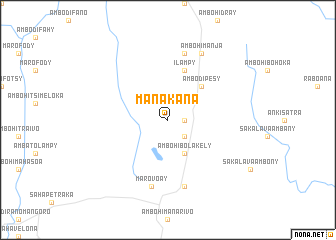 map of Manakana