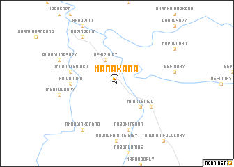 map of Manakana