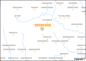 map of Manakana