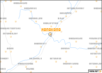 map of Manakana