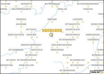 map of Manakana