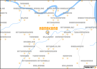 map of Manakana