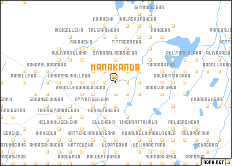 map of Manakanda