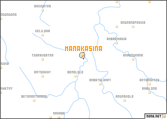 map of Manakasina