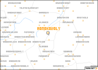 map of Manakavaly