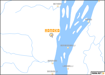 map of Manaka