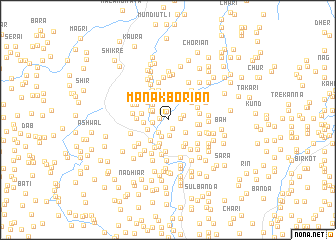 map of Manak Boriān