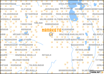 map of Manakete