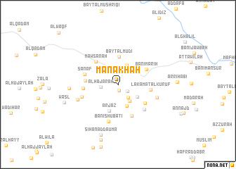 map of Manākhah