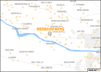 map of Manakin Farms